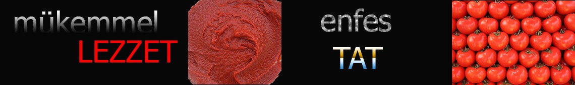 Yatay Banner domates salçası